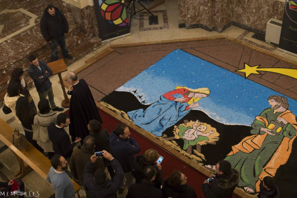 L'inaugurazione della Coriandolata natalizia